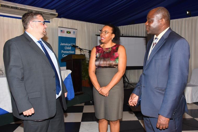 Photo Caption: Chairman of the National Taskforce Against Trafficking in Persons (NATFATIP) and Permanent Secretary